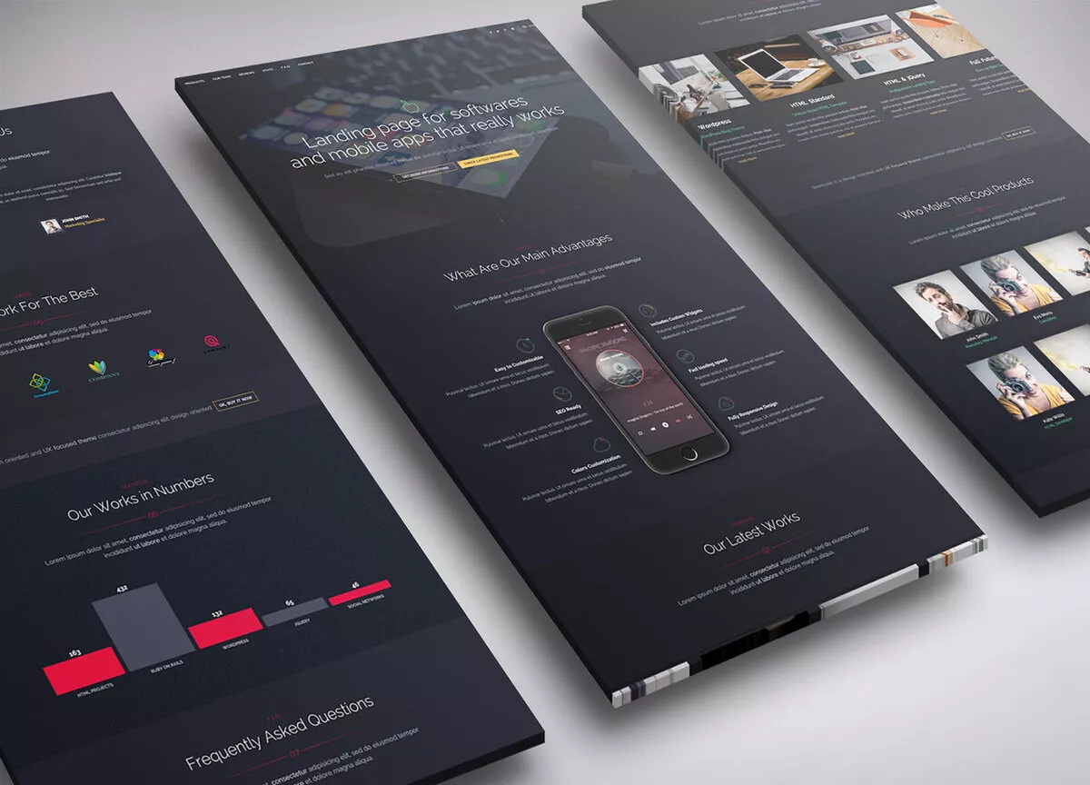 Сделаю дизайн страницы сайта