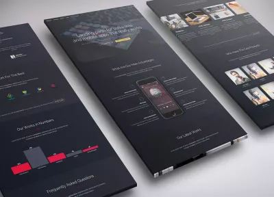 Сделаю дизайн страницы сайта